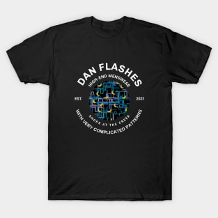 Dan Flashes high-end menswear with very complicated patterns T-Shirt